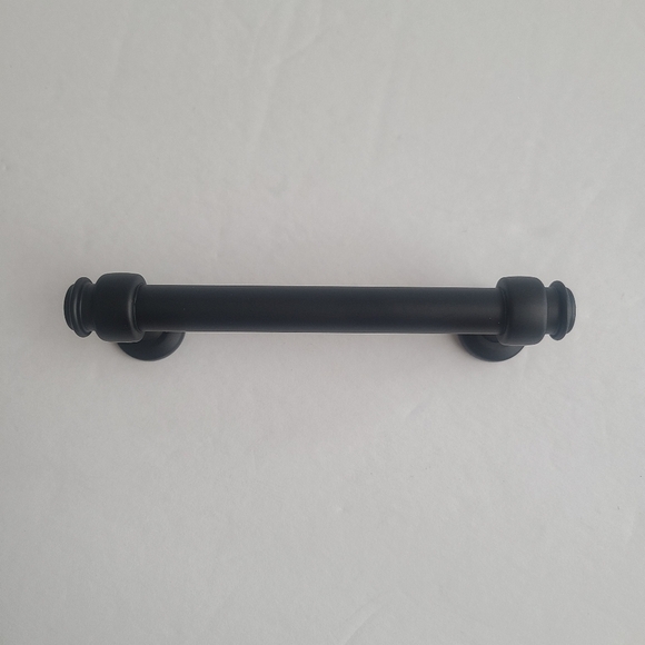 Matte Black Cabinet Pulls Set of 6 NWT Heavy Duty Hardware - Picture 3 of 12